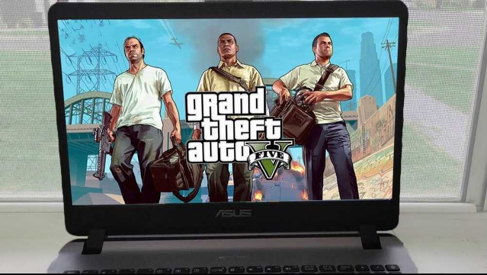 Playing GTA 5 on a laptop